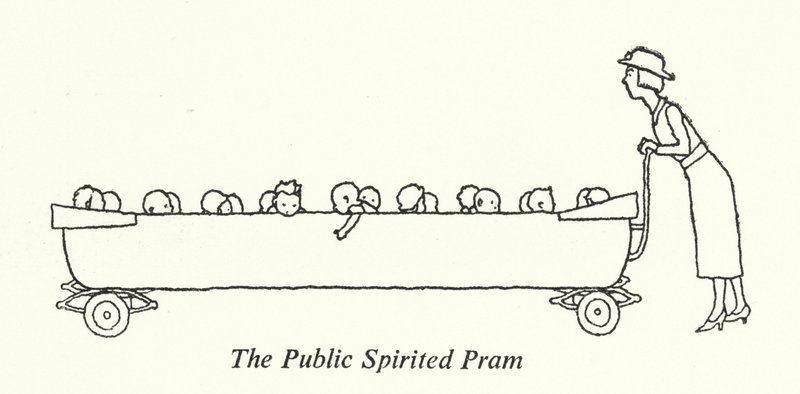 El Cochecito de Bebé de Espíritu Público de William Heath Robinson
