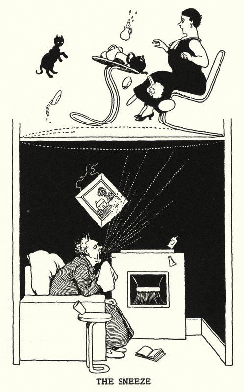 El estornudo de William Heath Robinson