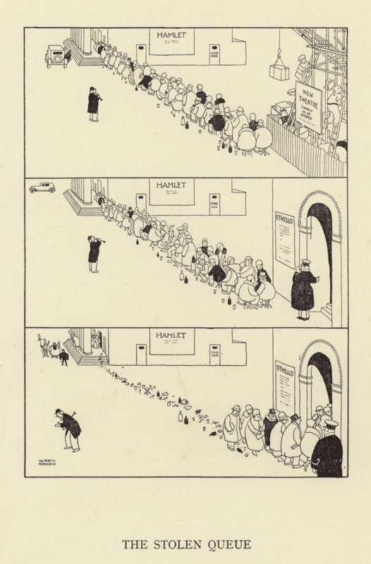 La cola robada de William Heath Robinson