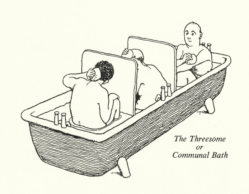 El Trío o Baño Comunal de William Heath Robinson
