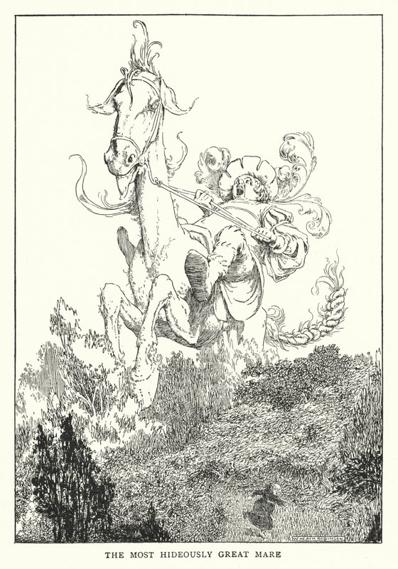 La yegua más horriblemente grande de William Heath Robinson