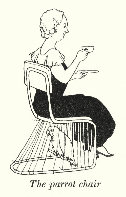 La silla del loro de William Heath Robinson