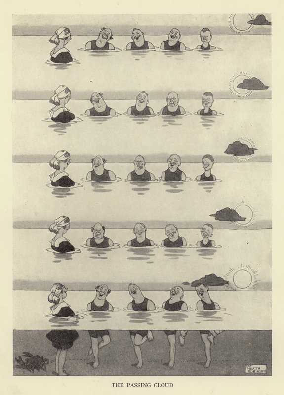 La nube pasajera de William Heath Robinson