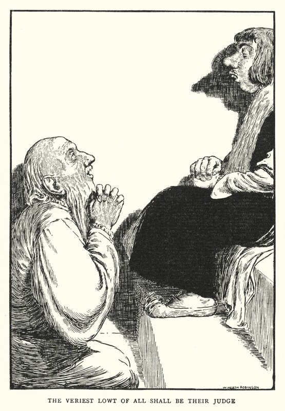 El más vil de todos será su juez de William Heath Robinson