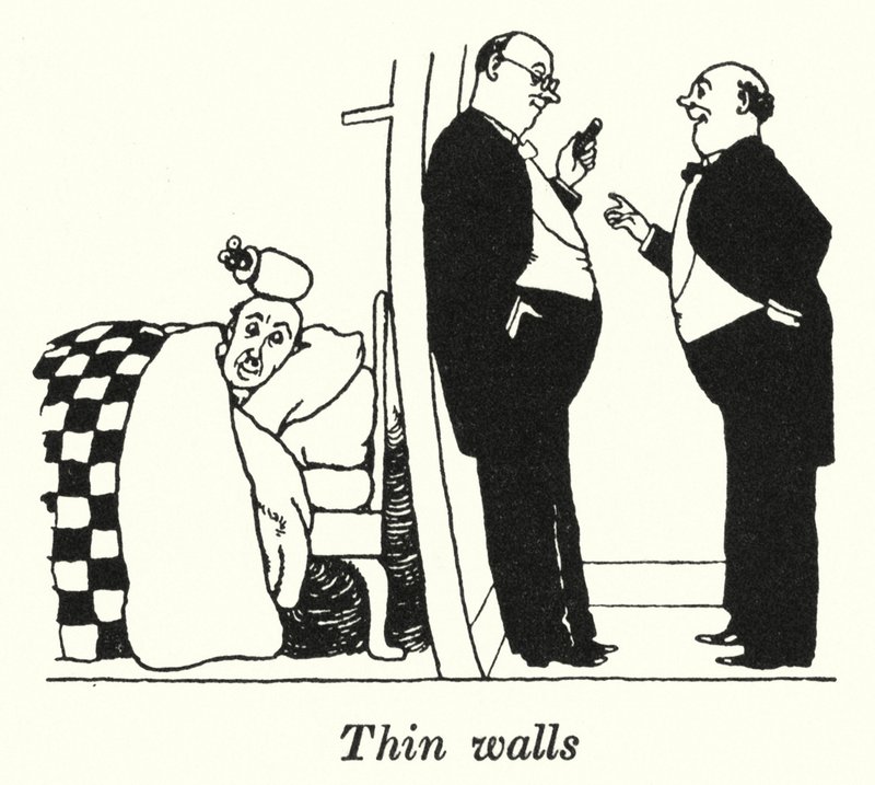 Paredes delgadas de William Heath Robinson