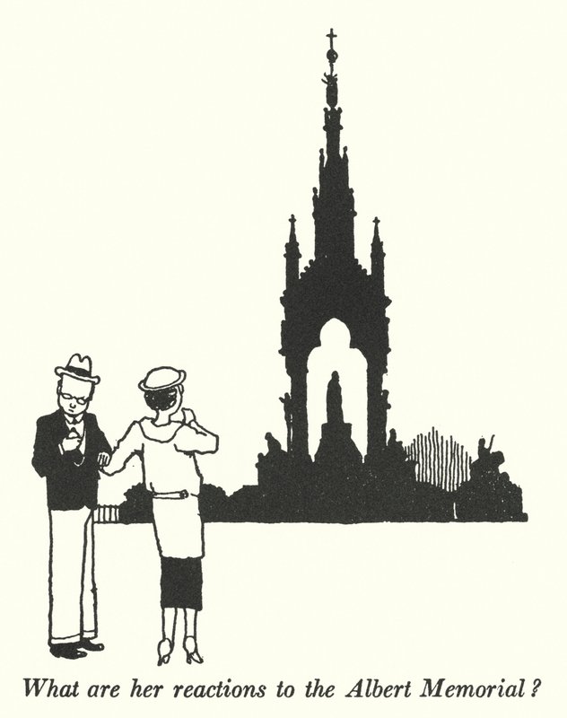¿Cuáles son sus reacciones al Albert Memorial? (litografía) de William Heath Robinson