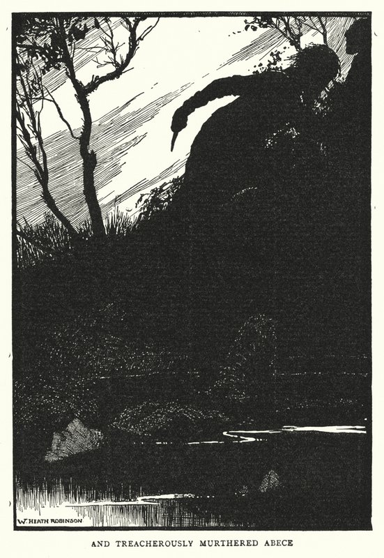 y traicioneramente asesinaron a Abece de William Heath Robinson