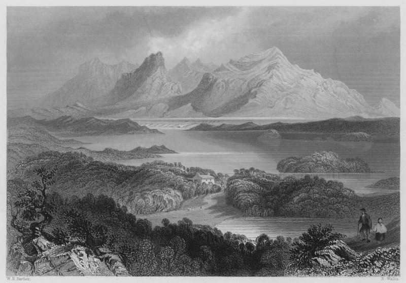Garromin, Connemara de William Henry (after) Bartlett
