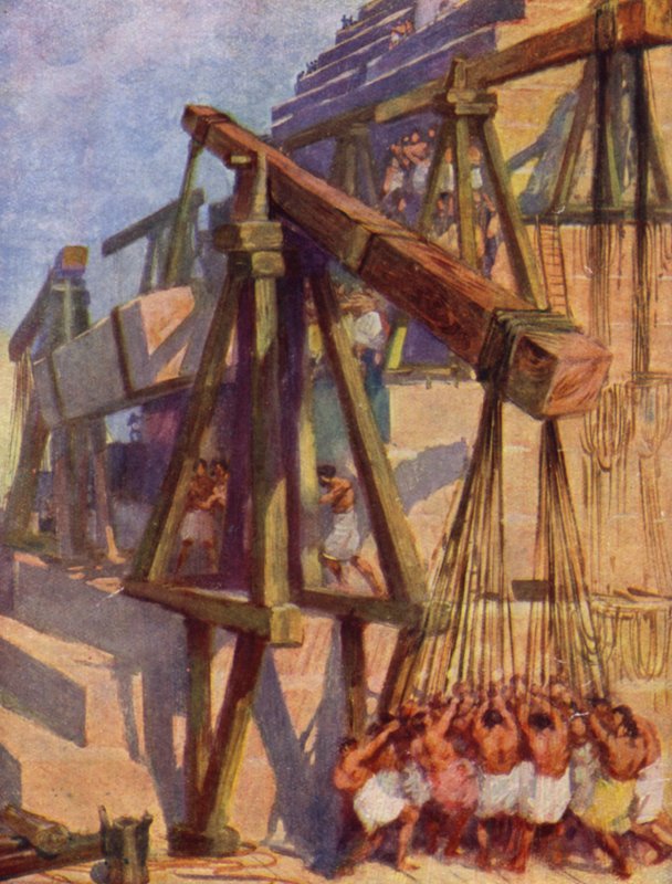 Construyendo las Pirámides de William Henry (after) Margetson