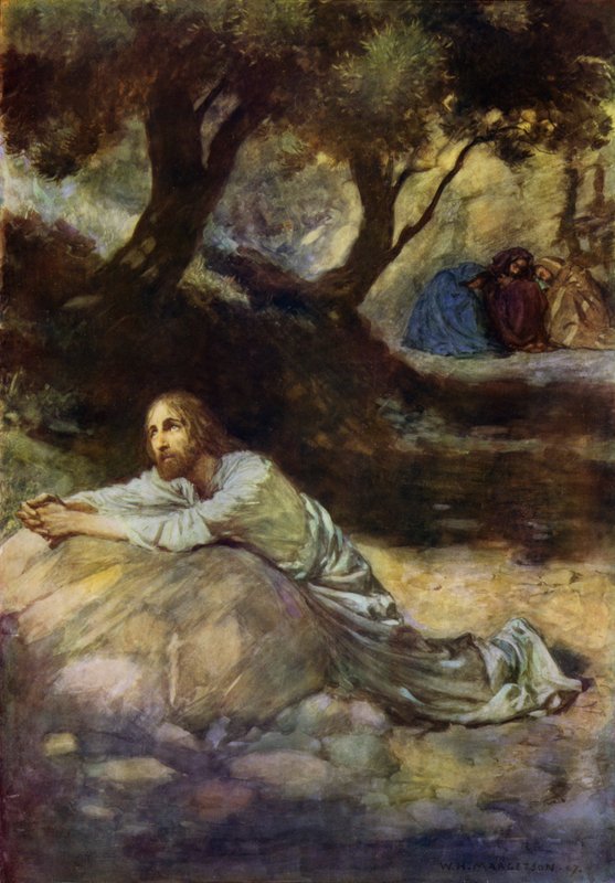 El jardín de Getsemaní de William Henry (after) Margetson