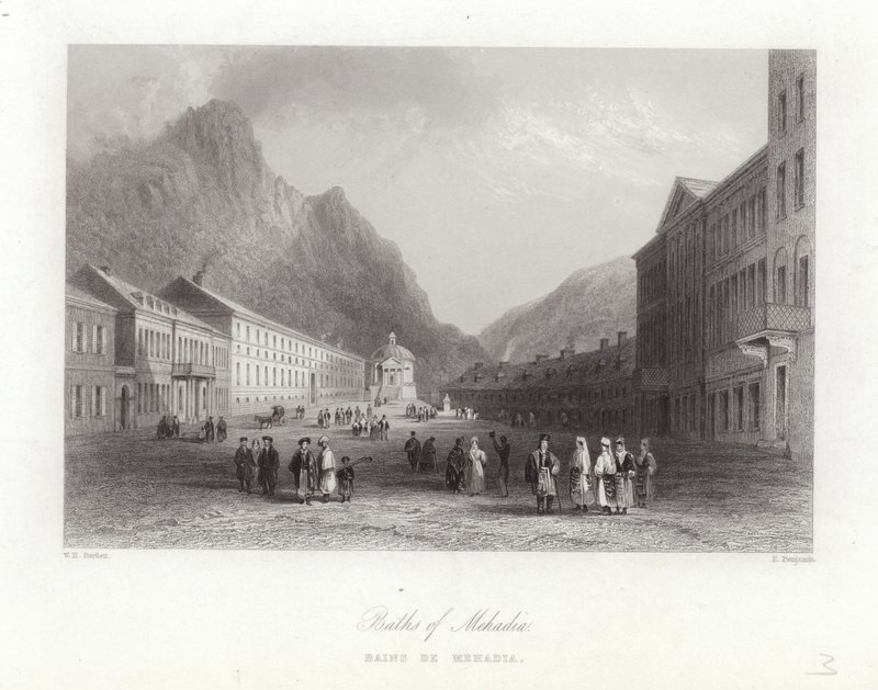 Baños de Mehadia de William Henry Bartlett