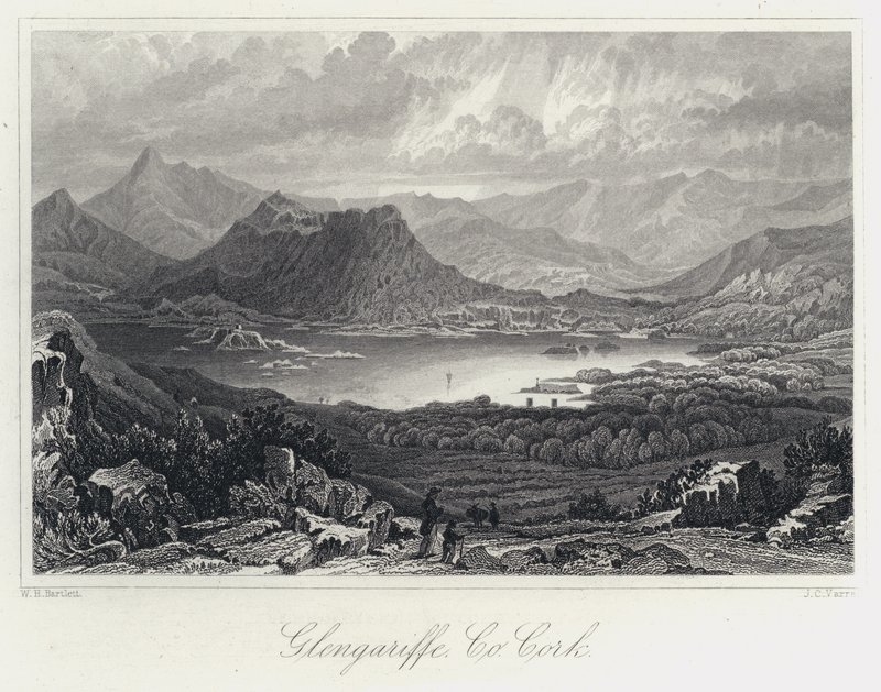 Glengariffe, Co Cork de William Henry Bartlett