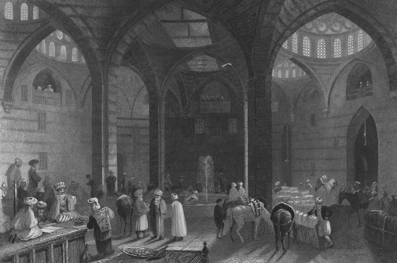 El Gran Khan en Damasco de William Henry Bartlett
