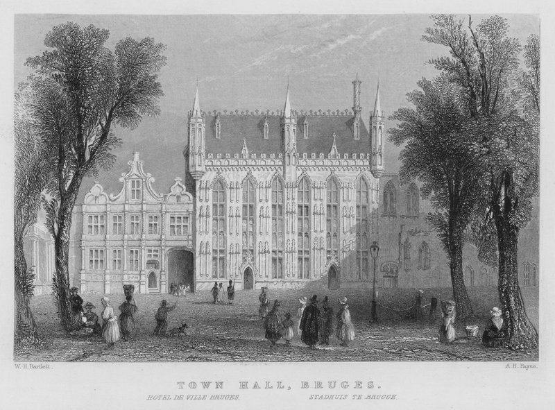 Ayuntamiento, Brujas de William Henry Bartlett