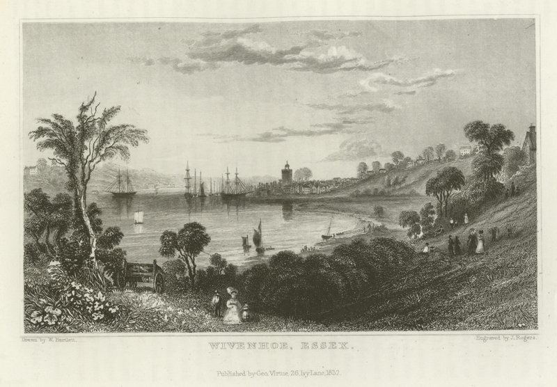 Wivenhoe, Essex de William Henry Bartlett