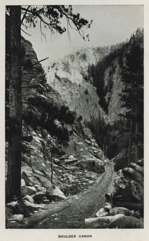 Cañones de Colorado: Boulder Canon de William Henry Jackson
