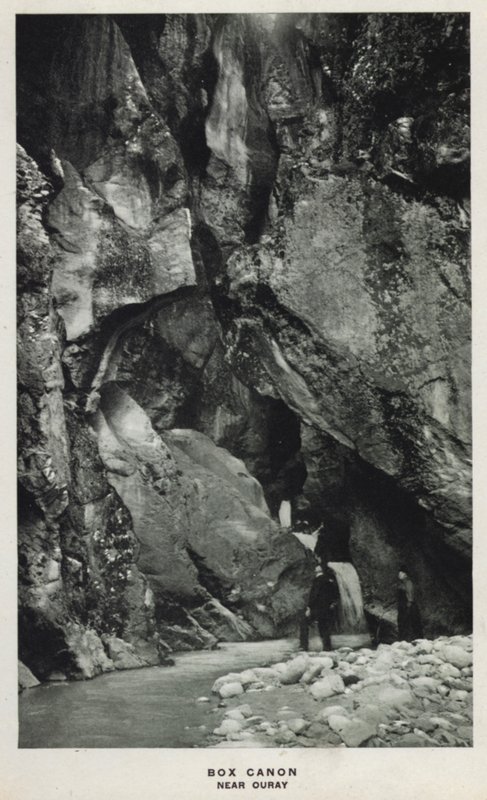 Cañones de Colorado: Box Canon, cerca de Ouray de William Henry Jackson