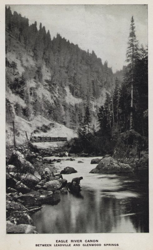 Cañones de Colorado: Eagle River Canon, entre Leadville y Glenwood Springs de William Henry Jackson