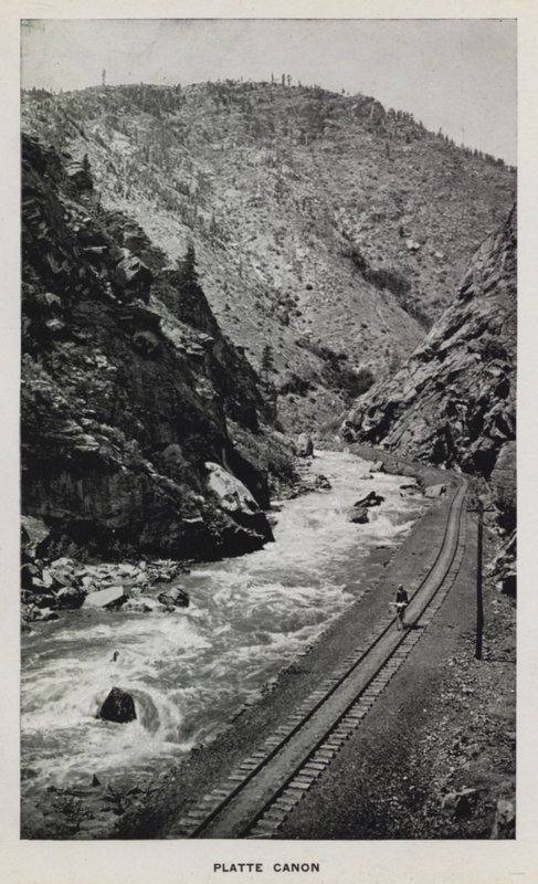 Cañones de Colorado: Platte Canon de William Henry Jackson