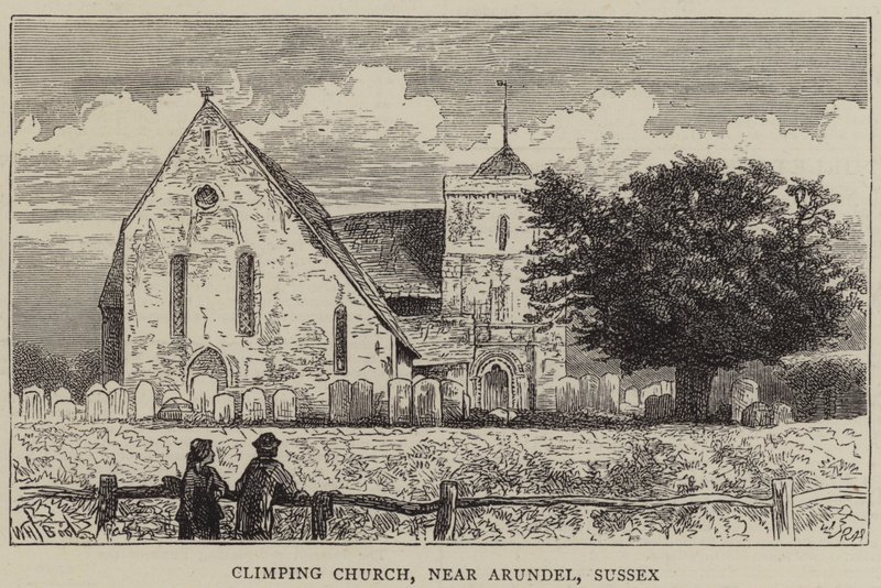 Iglesia de Climping, cerca de Arundel, Sussex de William Henry James Boot