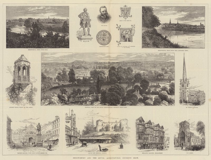 Shrewsbury y la Exposición de la Sociedad Real de Agricultura de William Henry James Boot