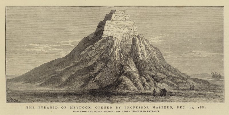 La Pirámide de Meydoon, abierta por el Profesor Maspero, 13 de diciembre de 1881 de William Henry James Boot