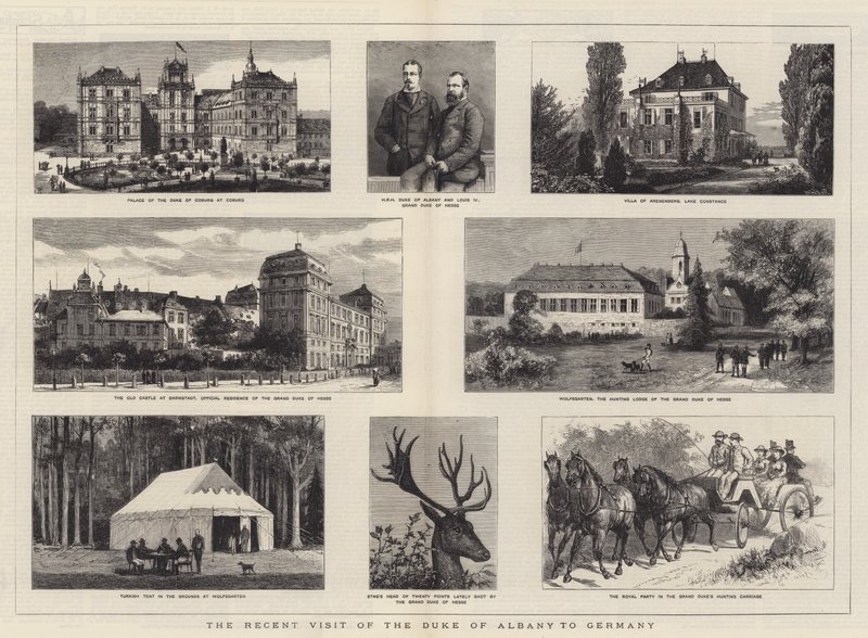 La reciente visita del Duque de Albany a Alemania de William Henry James Boot