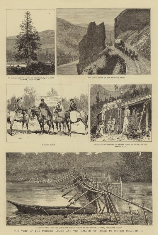 La visita de la Princesa Louise y el Marqués de Lorne a Columbia Británica, II de William Henry James Boot