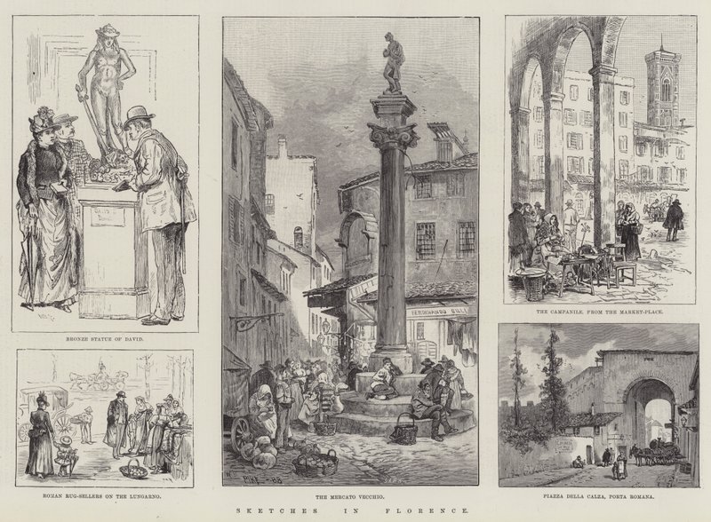 Bocetos en Florencia de William Henry Pike