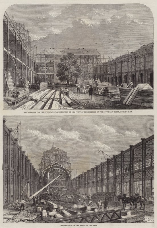 El edificio de la exposición en South Kensington de William Henry Prior