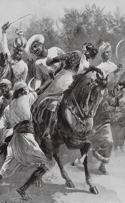 Mahratta Freebooters on a raiding Expedition (litografía) de William Heysham (after) Overend