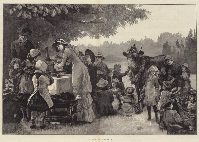 Un día en Arcadia de William Heysham Overend