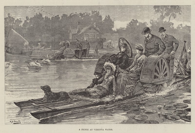 Un picnic en Virginia Water de William Heysham Overend