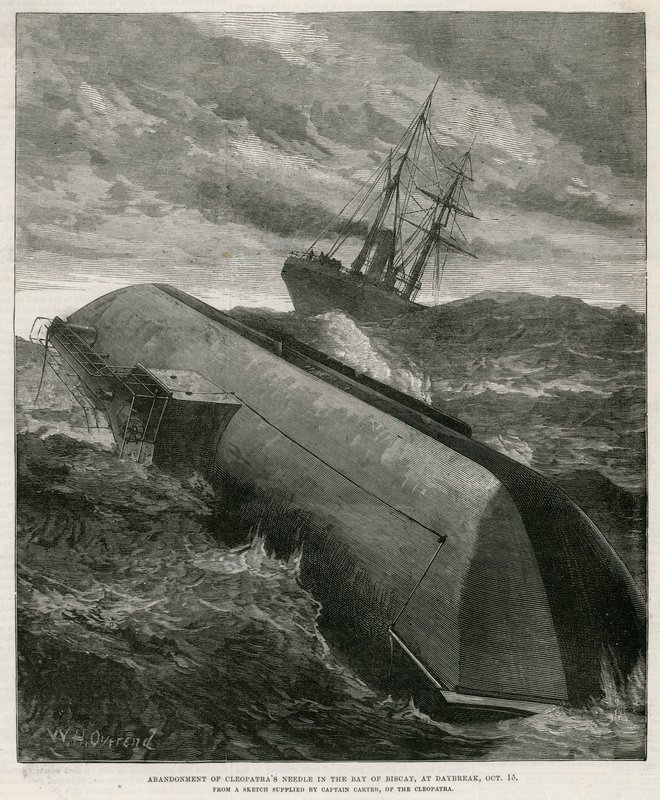 Abandono de la Aguja de Cleopatra en la Bahía de Vizcaya de William Heysham Overend