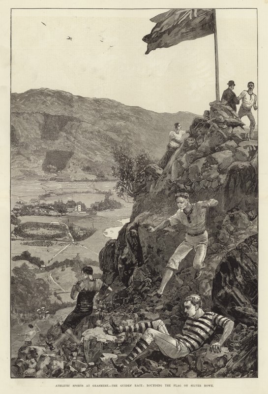 Deportes atléticos en Grasmere de William Heysham Overend