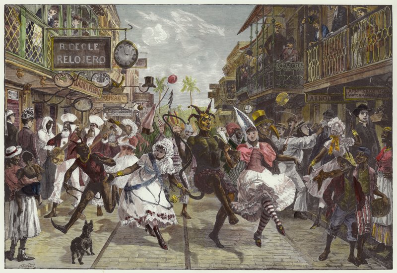 Carnaval en Puerto España, Trinidad de William Heysham Overend