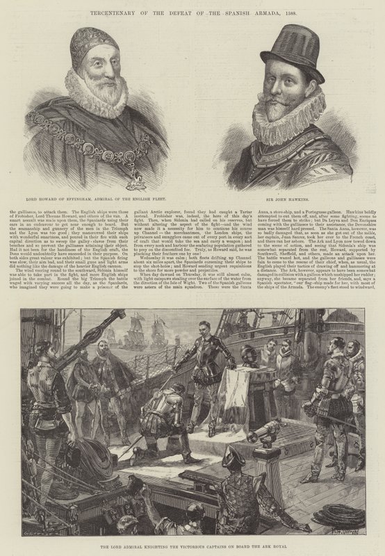 Tercer centenario de la derrota de la Armada Española, 1588 de William Heysham Overend
