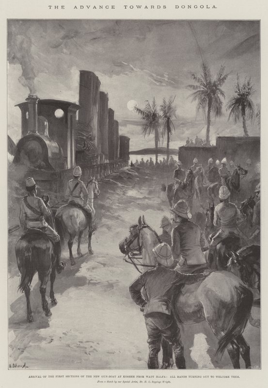 El avance hacia Dongola de William Heysham Overend