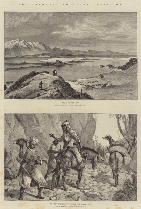 La Cuestión de la Frontera Afgana de William Heysham Overend