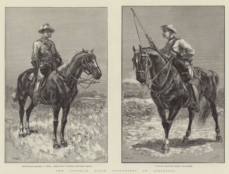 Los Voluntarios de Fusileros Coloniales de Australia de William Heysham Overend