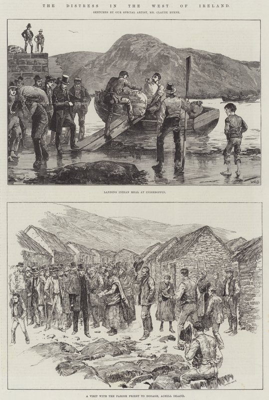 La angustia en el oeste de Irlanda de William Heysham Overend
