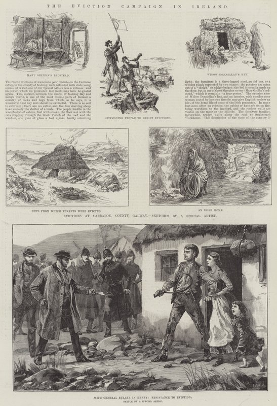 La Campaña de Desalojo en Irlanda de William Heysham Overend