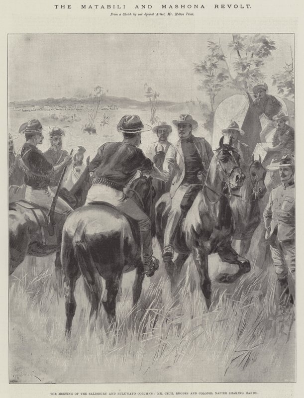 La revuelta de Matabili y Mashona de William Heysham Overend