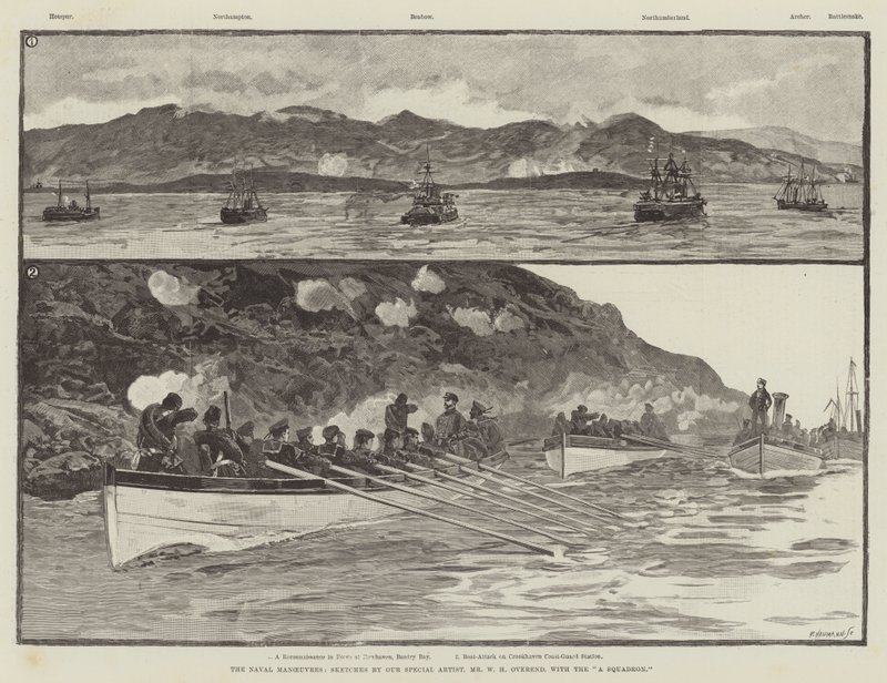 Las maniobras navales de William Heysham Overend