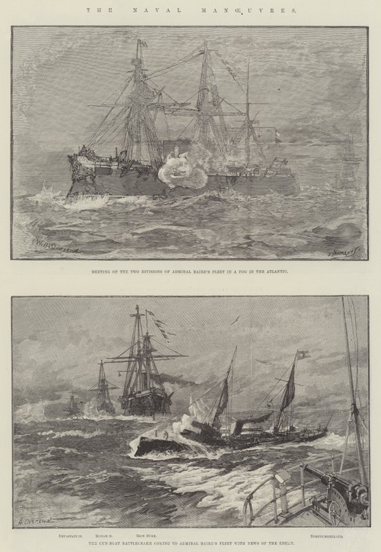 Las maniobras navales de William Heysham Overend