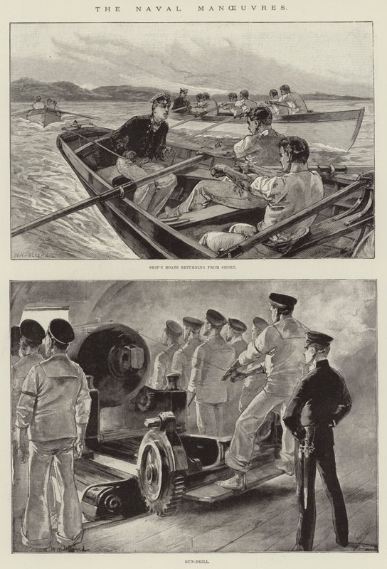 Las maniobras navales de William Heysham Overend