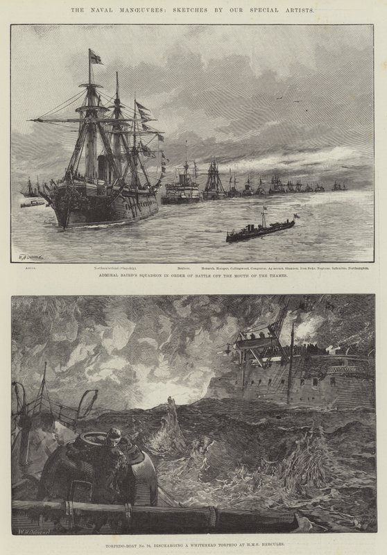 Las maniobras navales de William Heysham Overend