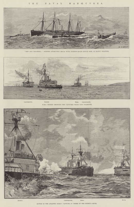 Las maniobras navales de William Heysham Overend