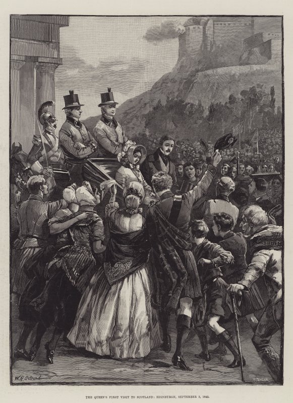 La primera visita de la Reina a Escocia, Edimburgo, 3 de septiembre de 1842 de William Heysham Overend