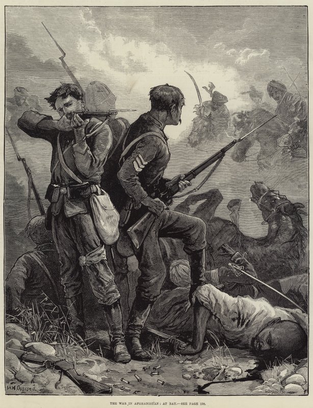 La Guerra en Afganistán, en Bay de William Heysham Overend